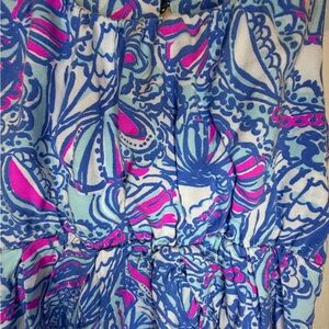 Vibrant Blue and Pink Patterned Dress Lilly Pulitzer for Target.